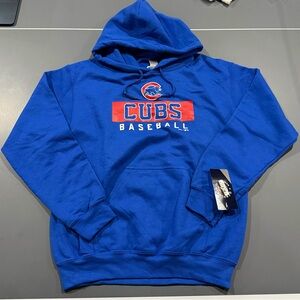 Blue Chicago Cubs Baseball Hoodie men’s size small